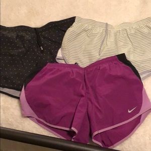 Nike dry- fit running shorts